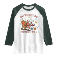 No Kings Only Santa Raglan Shirt Funny Christmas Parody Gift - Wonder Print Shop
