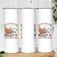 No Kings Only Santa Skinny Tumbler Funny Christmas Parody Gift - Wonder Print Shop
