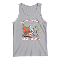 No Kings Only Santa Tank Top Funny Christmas Parody Gift - Wonder Print Shop
