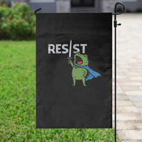 Resist Frog Warrior Garden Flag Funny Rebel Meme Gift - Wonder Print Shop
