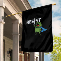 Resist Frog Warrior Garden Flag Funny Rebel Meme Gift - Wonder Print Shop