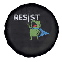 Resist Frog Warrior Spare Tire Cover Funny Rebel Meme Gift - Wonder Print Shop