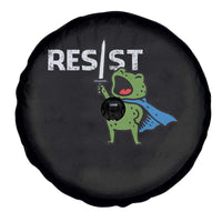 Resist Frog Warrior Spare Tire Cover Funny Rebel Meme Gift - Wonder Print Shop