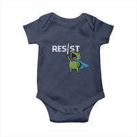 Resist Frog Warrior Baby Onesie Funny Rebel Meme Gift - Wonder Print Shop