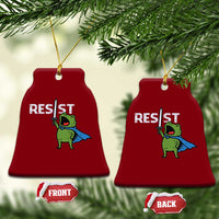 Resist Frog Warrior Ceramic Ornament Funny Rebel Meme Gift - Wonder Print Shop