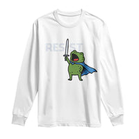 Resist Frog Warrior Long Sleeve Shirt Funny Rebel Meme Gift - Wonder Print Shop