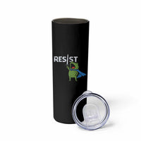 Resist Frog Warrior Skinny Tumbler Funny Rebel Meme Gift - Wonder Print Shop