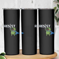 Resist Frog Warrior Skinny Tumbler Funny Rebel Meme Gift - Wonder Print Shop