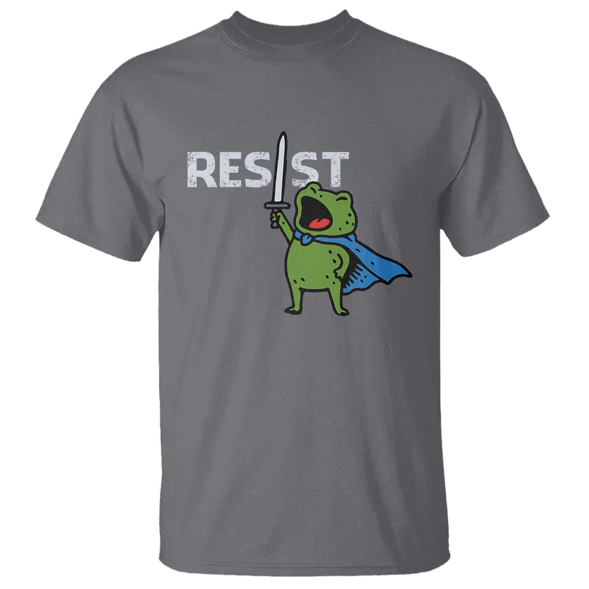 Resist Frog Warrior T Shirt Funny Rebel Meme Gift - Wonder Print Shop
