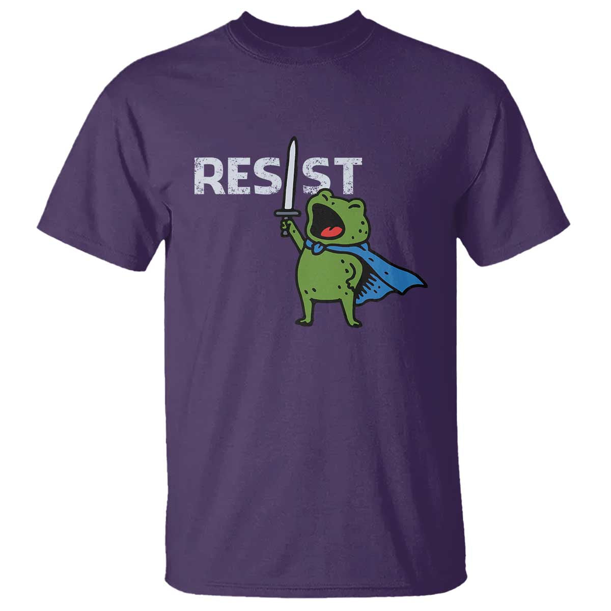 Resist Frog Warrior T Shirt Funny Rebel Meme Gift - Wonder Print Shop