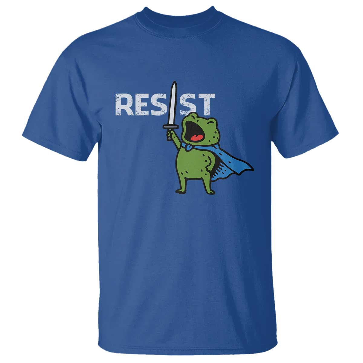 Resist Frog Warrior T Shirt Funny Rebel Meme Gift - Wonder Print Shop