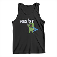 Resist Frog Warrior Tank Top Funny Rebel Meme Gift - Wonder Print Shop