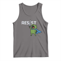 Resist Frog Warrior Tank Top Funny Rebel Meme Gift - Wonder Print Shop