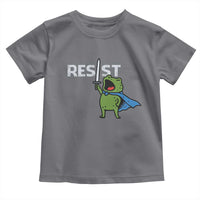 Resist Frog Warrior Toddler T Shirt Funny Rebel Meme Gift - Wonder Print Shop