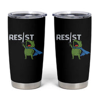 Resist Frog Warrior Tumbler Cup Funny Rebel Meme Gift - Wonder Print Shop