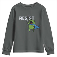 Resist Frog Warrior Youth Sweatshirt Funny Rebel Meme Gift - Wonder Print Shop