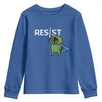 Resist Frog Warrior Youth Sweatshirt Funny Rebel Meme Gift - Wonder Print Shop