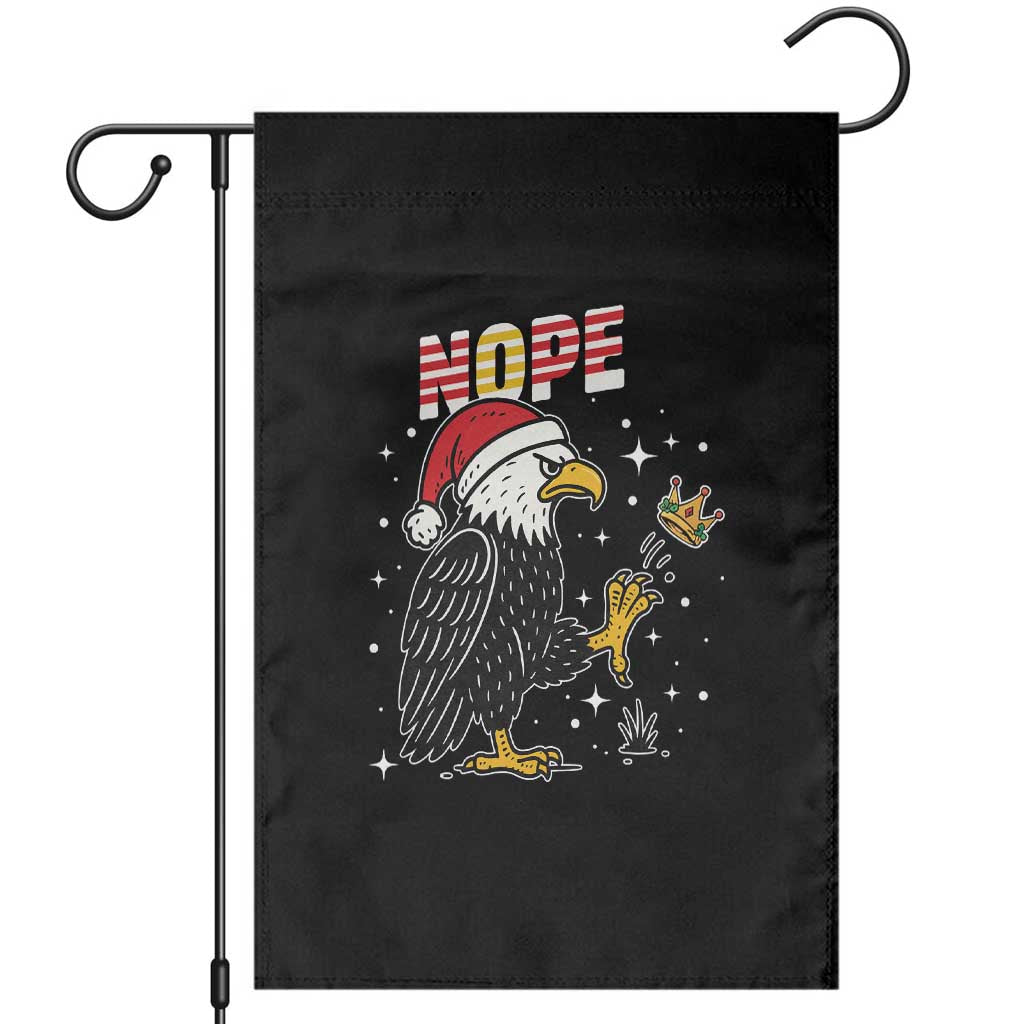 Funny Eagle No Kings In America Christmas 2025 Garden Flag - Wonder Print Shop