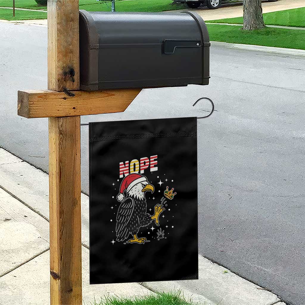 Funny Eagle No Kings In America Christmas 2025 Garden Flag - Wonder Print Shop