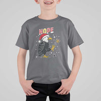 Funny Eagle No Kings In America Christmas 2025 T Shirt For Kid - Wonder Print Shop
