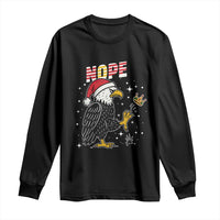 Funny Eagle No Kings In America Christmas 2025 Long Sleeve Shirt - Wonder Print Shop