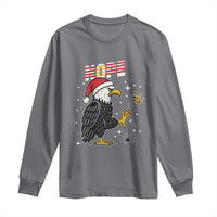Funny Eagle No Kings In America Christmas 2025 Long Sleeve Shirt - Wonder Print Shop