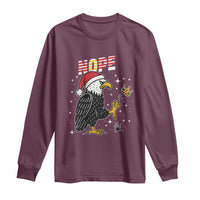 Funny Eagle No Kings In America Christmas 2025 Long Sleeve Shirt - Wonder Print Shop