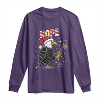 Funny Eagle No Kings In America Christmas 2025 Long Sleeve Shirt - Wonder Print Shop