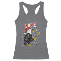 Funny Eagle No Kings In America Christmas 2025 Racerback Tank Top - Wonder Print Shop
