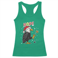 Funny Eagle No Kings In America Christmas 2025 Racerback Tank Top - Wonder Print Shop