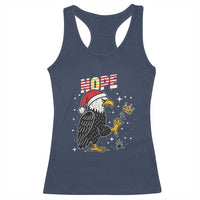 Funny Eagle No Kings In America Christmas 2025 Racerback Tank Top - Wonder Print Shop