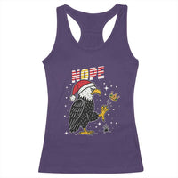 Funny Eagle No Kings In America Christmas 2025 Racerback Tank Top - Wonder Print Shop