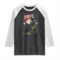Funny Eagle No Kings In America Christmas 2025 Raglan Shirt - Wonder Print Shop