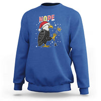 Funny Eagle No Kings In America Christmas 2025 Sweatshirt - Wonder Print Shop