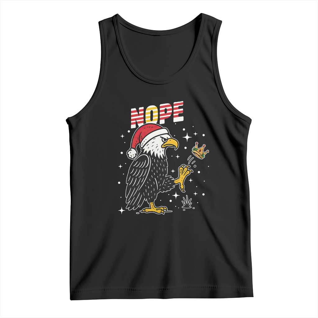 Funny Eagle No Kings In America Christmas 2025 Tank Top - Wonder Print Shop