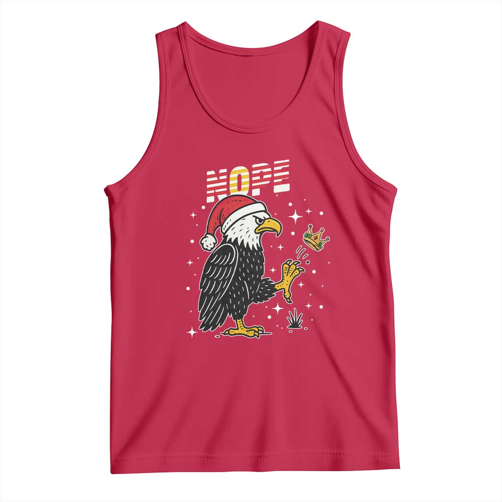 Funny Eagle No Kings In America Christmas 2025 Tank Top - Wonder Print Shop