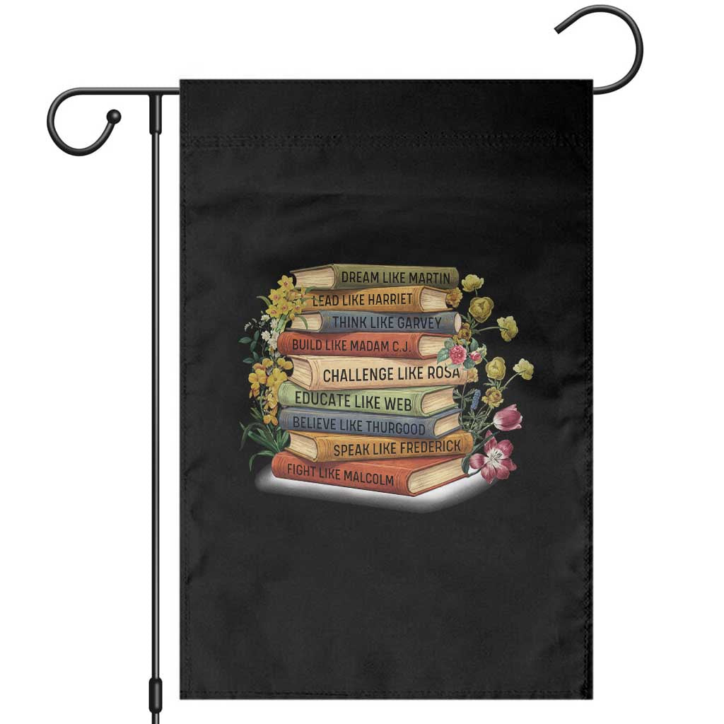 Black History Leaders Book Garden Flag African American Teachers - Wonder Print Shop