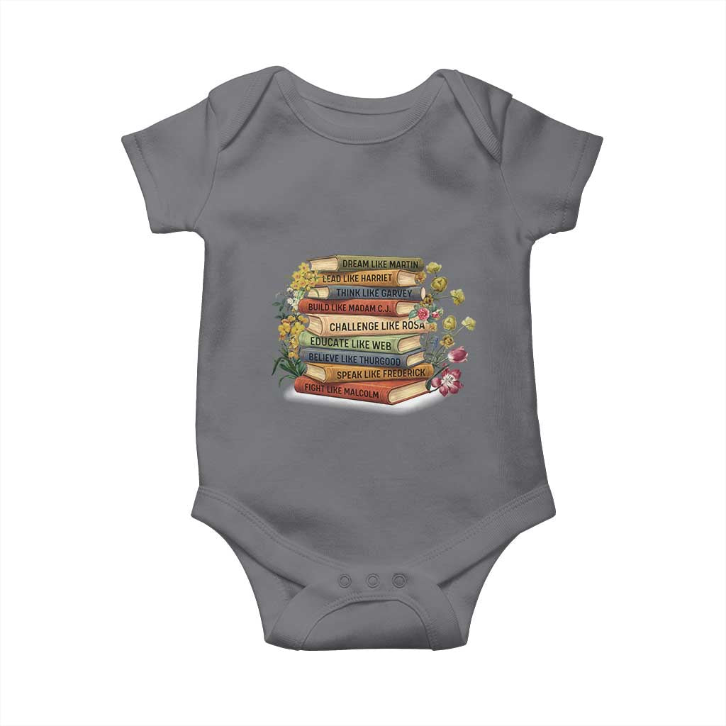 Black History Leaders Book Baby Onesie African American Teachers - Wonder Print Shop