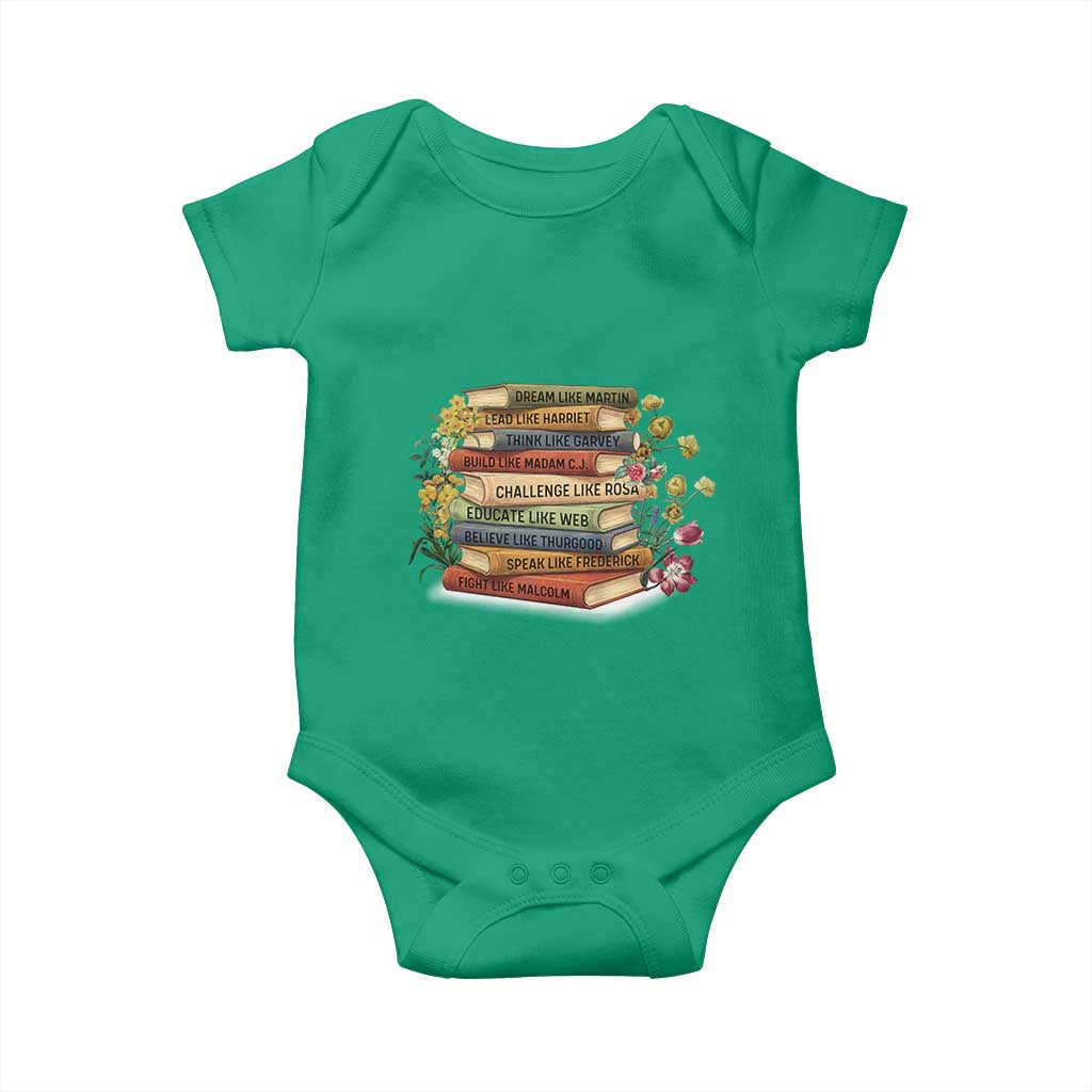 Black History Leaders Book Baby Onesie African American Teachers - Wonder Print Shop