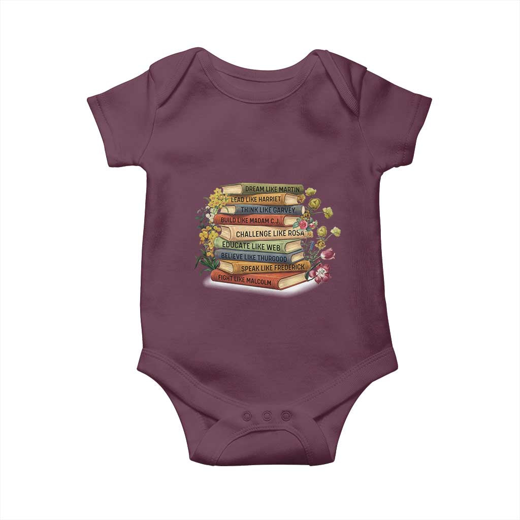 Black History Leaders Book Baby Onesie African American Teachers - Wonder Print Shop