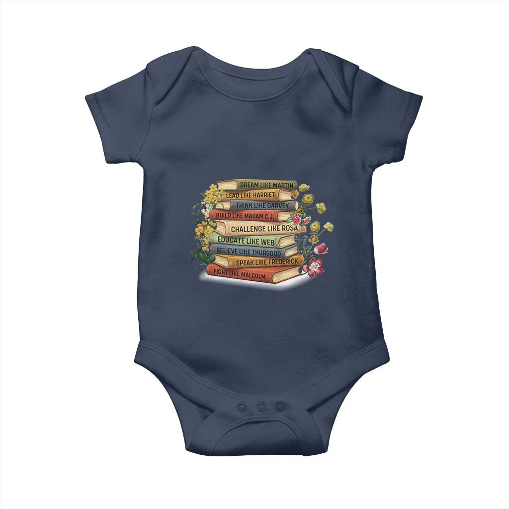 Black History Leaders Book Baby Onesie African American Teachers - Wonder Print Shop