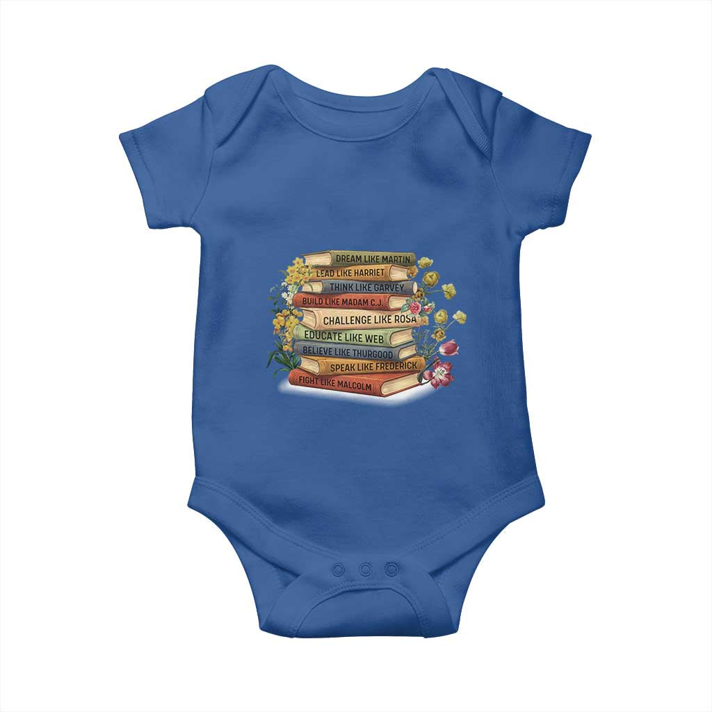 Black History Leaders Book Baby Onesie African American Teachers - Wonder Print Shop