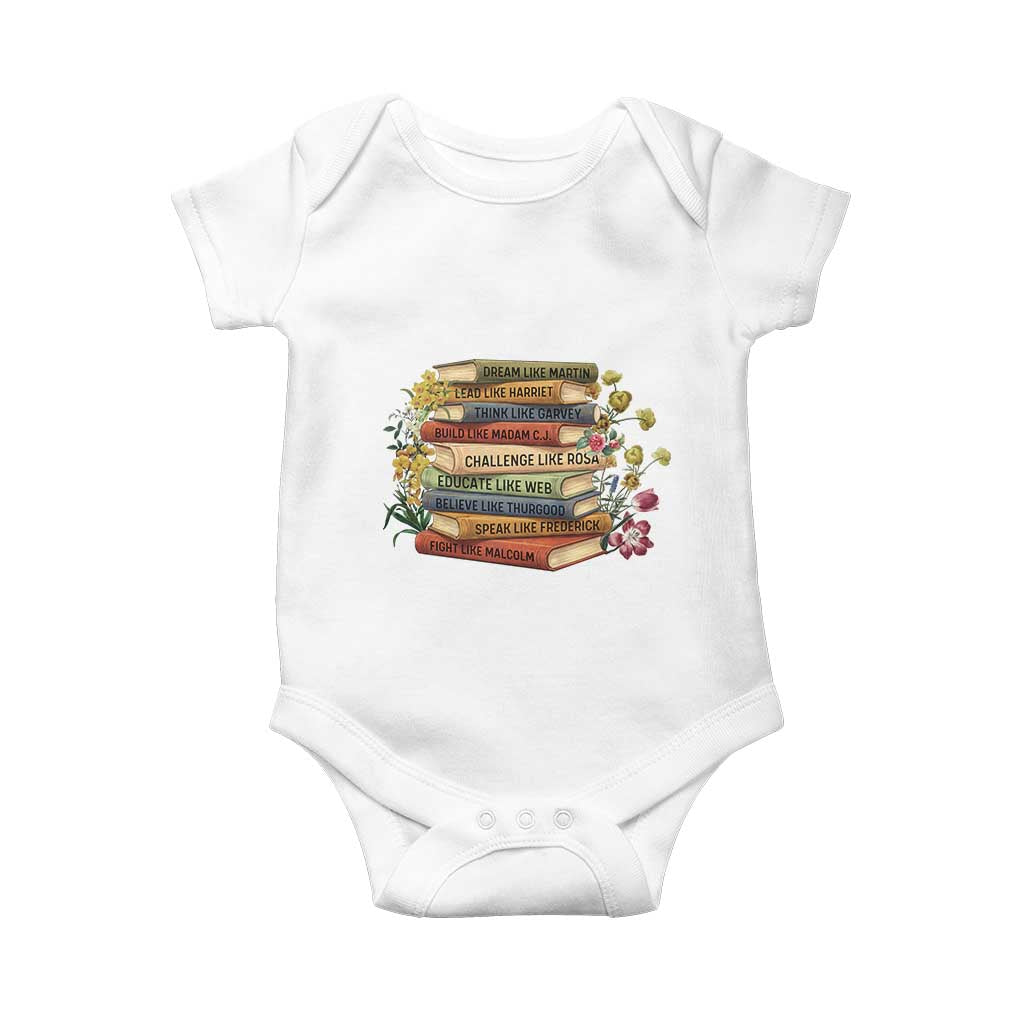 Black History Leaders Book Baby Onesie African American Teachers - Wonder Print Shop
