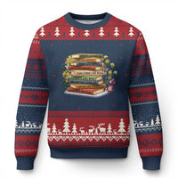 Black History Leaders Book Ugly Christmas Sweater African American Teachers - Wonder Print Shop