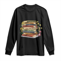 Black History Leaders Book Long Sleeve Shirt African American Teachers - Wonder Print Shop