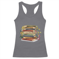 Black History Leaders Book Racerback Tank Top African American Teachers - Wonder Print Shop