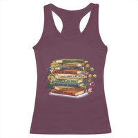 Black History Leaders Book Racerback Tank Top African American Teachers - Wonder Print Shop