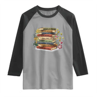 Black History Leaders Book Raglan Shirt African American Teachers - Wonder Print Shop