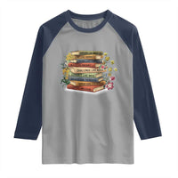 Black History Leaders Book Raglan Shirt African American Teachers - Wonder Print Shop