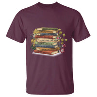 Black History Leaders Book T Shirt African American Teachers - Wonder Print Shop